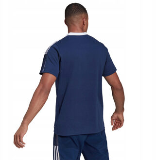 adidas Heren tiro 21 poloshirt - maat S Blauw