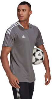 adidas Heren tiro 21 trainingsshirt - maat S Grijs