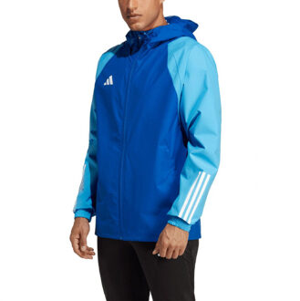 adidas Heren tiro 23 competition all weather jacket Blauw - XL