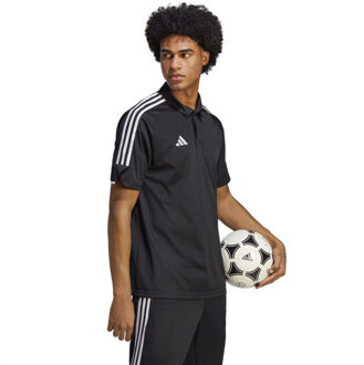 adidas Heren tiro 23 league poloshirt - maat S Zwart