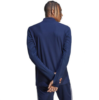 adidas Heren tiro 23 league quarter zip training sweatshirt - maat L Blauw