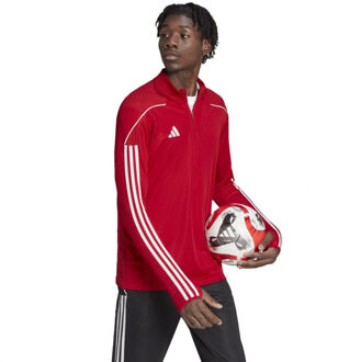 adidas Heren tiro 23 league quarter zip training sweatshirt Rood