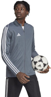 adidas Heren tiro 23 trainingsjack - maat XS Grijs
