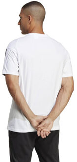 adidas Heren tiro 23 wedstrijd-t-shirt Wit - L