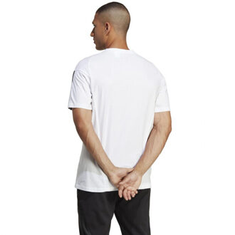 adidas Heren tiro 23 wedstrijd-t-shirt Wit - XL