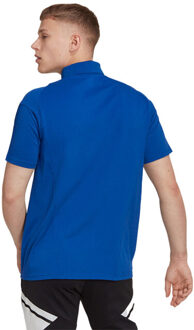 adidas Heren tiro 23 wedstrijdpoloshirt - maat L Blauw