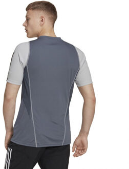 adidas Heren tiro 23 wedstrijdshirt - maat L Grijs