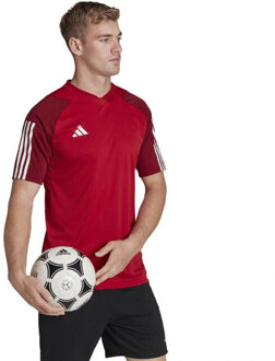 adidas Heren tiro 23 wedstrijdshirt Rood - S