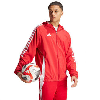 adidas Heren tiro 24 jas - maat S Rood