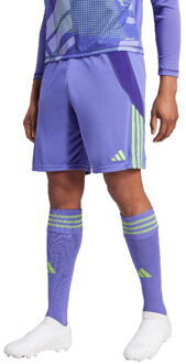 adidas Heren tiro 24 korte broek Paars - L