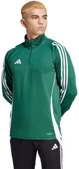 adidas Heren tiro 24 quarter zip trainings sweatshirt Groen - M