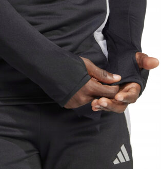 adidas Heren tiro 24 quarter zip winter top Grijs - S