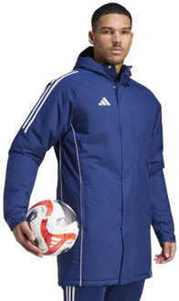 adidas Heren tiro 24 stadion parka jas Blauw