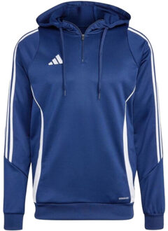 adidas Heren tiro 24 training hoodie Blauw - S