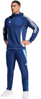 adidas Heren tiro 24 training hoodie - maat S Blauw