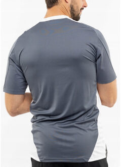 adidas Heren tiro 24 wedstrijd-t-shirt Grijs - M