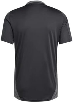 adidas Heren tiro 24 wedstrijd-t-shirt - maat L Zwart