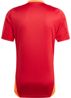 adidas Heren tiro 24 wedstrijd-t-shirt - maat M Rood