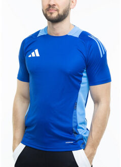 adidas Heren tiro 24 wedstrijd-t-shirt - maat XXL / XXXL Blauw