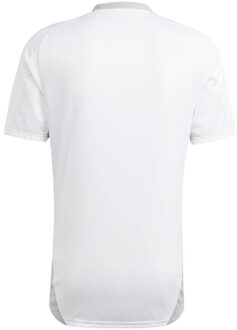 adidas Heren tiro 24 wedstrijd-t-shirt Wit - L