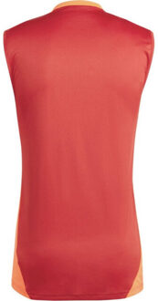 adidas Heren tiro 24 wedstrijd trainingsshirt mouwloos Rood - L