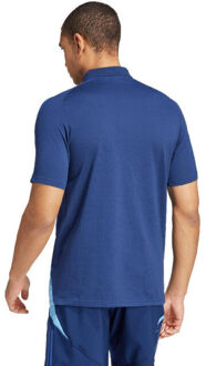 adidas Heren tiro 24 wedstrijdpoloshirt - maat S Blauw