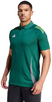 adidas Heren tiro 24 wedstrijdpoloshirt - maat S Groen