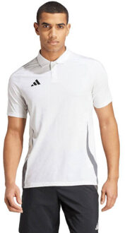 adidas Heren tiro 24 wedstrijdpoloshirt - maat XL Wit