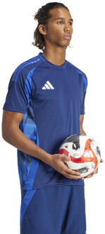 adidas Heren tiro 24 wedstrijdshirt Blauw - M