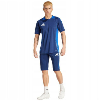 adidas Heren tiro 24 wedstrijdshort halflang Blauw - M
