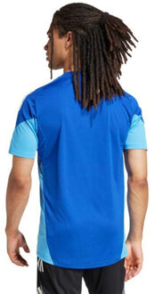 adidas Heren tiro 25 wedstrijd-trainings-t-shirt Blauw - XL