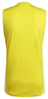 adidas Heren tiro 25 wedstrijdshirt zonder mouwen - maat L Geel