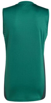 adidas Heren tiro 25 wedstrijdshirt zonder mouwen - maat M Groen