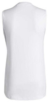 adidas Heren tiro 25 wedstrijdshirt zonder mouwen Wit - XXL / XXXL