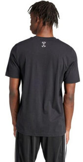 adidas Heren uefa euro24 t-shirt Zwart - S