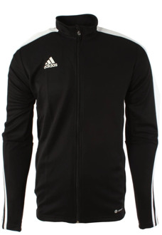 adidas Heren Zip-Through Sweatshirt Adidas , Black , Heren - 2Xl,Xl,L,S