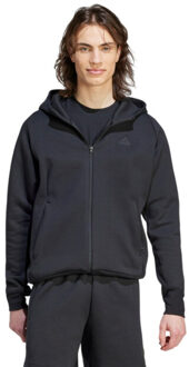 adidas Heren zne full zip hoodie - maat L Zwart