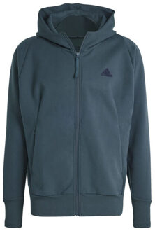 adidas Heren zne winterized full zip hoodie Blauw - L