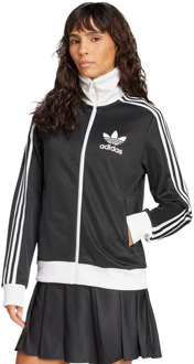 adidas Heritage Sports Jacket Trainingspakken Dames - Zwart - Maat 36 - Katoen Jersey Black