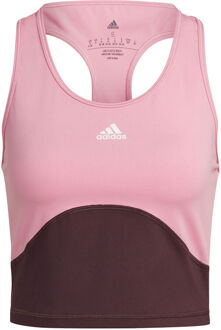adidas High Intensity Cropped Tanktop Dames pink - L,XL