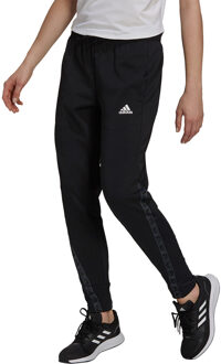 adidas High waist tapered fit cropped joggingbroek met Aeroready Zwart - S