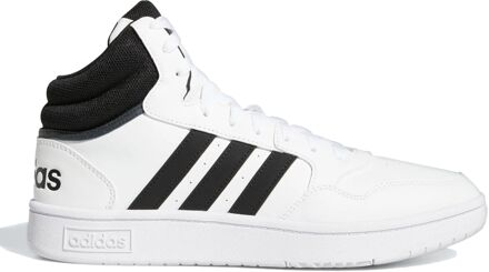 adidas hoops 3.0 mid sneakers wit/zwart heren - 39