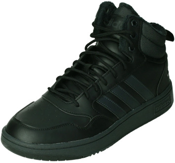 adidas hoops 3.0 mid winterized sneakers zwart/grijs heren heren - 42