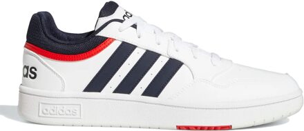 adidas hoops 3.0 sneakers wit/rood heren - 42,5