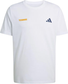 adidas Hot T-shirt Heren-wit - S