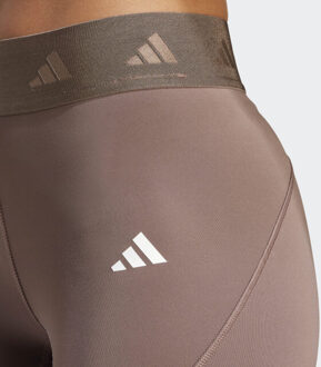 adidas hyglm 1/1 l lange trainingslegging dames - - maat L Bruin