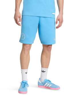 adidas Inter Miami Cf Originals Shorts Korte Broeken Heren - Blauw - Maat XS - Katoen Jersey Blue
