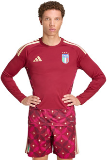 adidas Italy 26 Home Goalkeeper Jersey Truien/Replica's Heren - Rood - Maat S - Poly Mesh Red