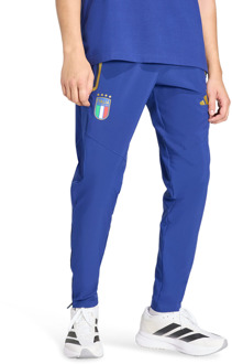 adidas Italy Broeken Heren - Blauw - Maat L - Poly Woven Blue