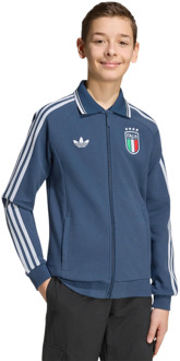 adidas Italy Jassen Kinder - Blauw - Maat 123 - 129 CM - Katoen Jersey Blue